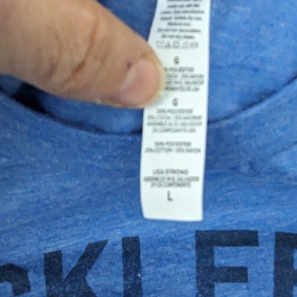 Pickleball Legend Blue Tee Large - Picture 5 of 5